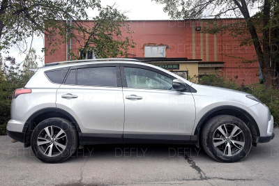 Дефлекторы окон 2D Toyota RAV4 (XA40), 2012-2019, комплект 6 шт.