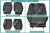 Чехлы на сиденья Toyota Avensis (T250), 2003-2008, cедан, спинка 2 ряда цельная, экокожа черная