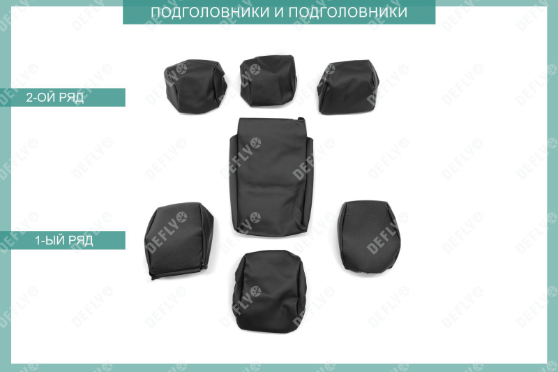 Чехлы на сиденья Mazda CX-5 (KF), 2016-2026, спинка 2 ряда 40/20/40, экокожа черная